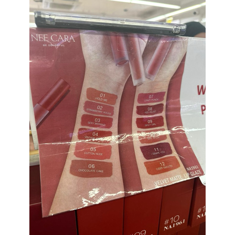 Nee Cara Velvet Matte Lip Galze Original Thailand