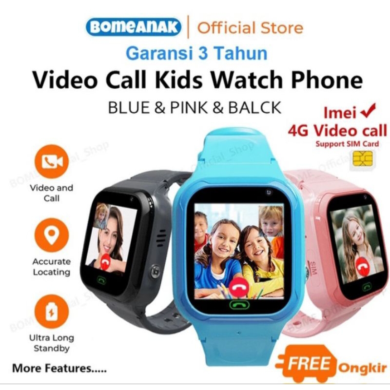 Video Call Smartwatch Kids Bomesmart