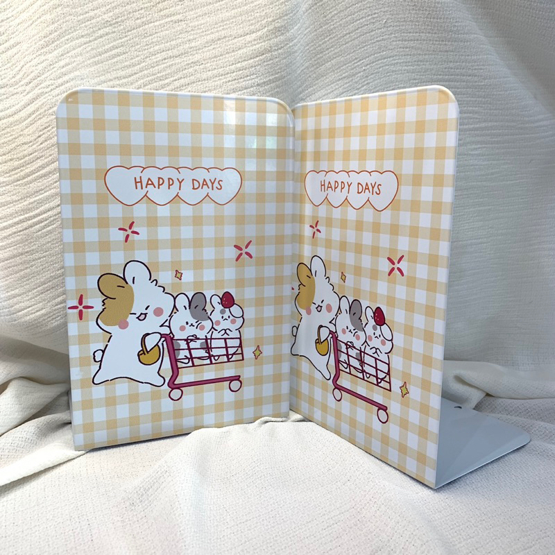 Stand Book Besi Motif