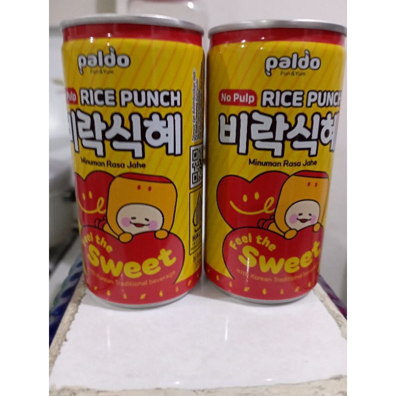 

Paldo Rice Punch 2 x 175ml Minuman Khas Korea Halal Shikye Rasa Jahe Feel the Sweet