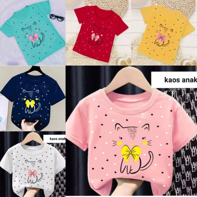 KAOS ANAK DAN BAYI PEREMPUAN / KAOS ANAK PEREMPUAN / KAOS ANAK PEREMPUAN LUCU