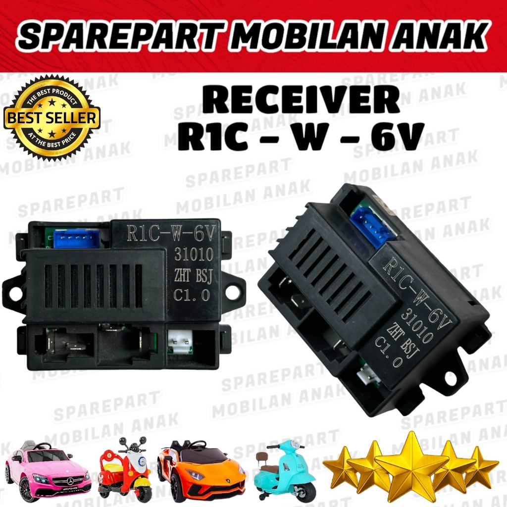 RECEIVER R1C W 6V PMB 7688 REMOTE BLUETOOTH B R1CD 6V MOBIL MAINAN PMB MODUL B-R1CD-2G4Y-6V-J2 PENGG