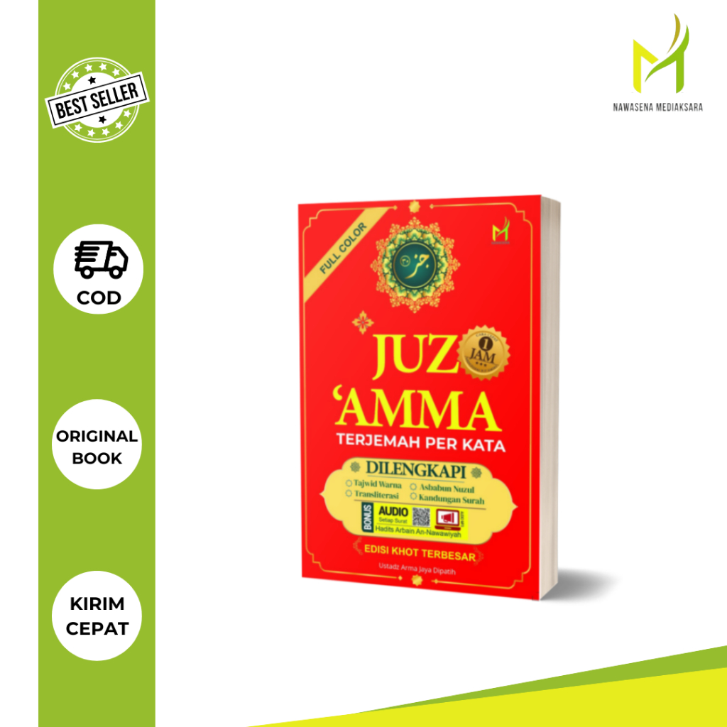 JUZ AMMA TERJEMAH PER KATA - 1 JAM CARA CEPAT HAFAL JUZ AMMA + HADITS ARBAIN LENGKAP