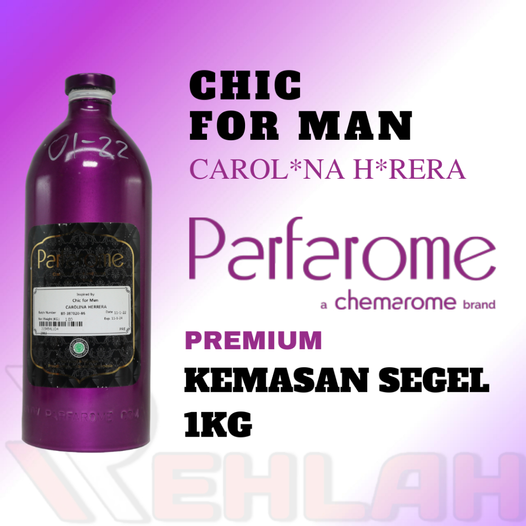 CH CHIC FOR MAN PREM051 BY PARFAROME (PREMIUM) BIBIT PARFUM MURNI ORIGINAL PABRIK KEMASAN SEGEL 1 KG