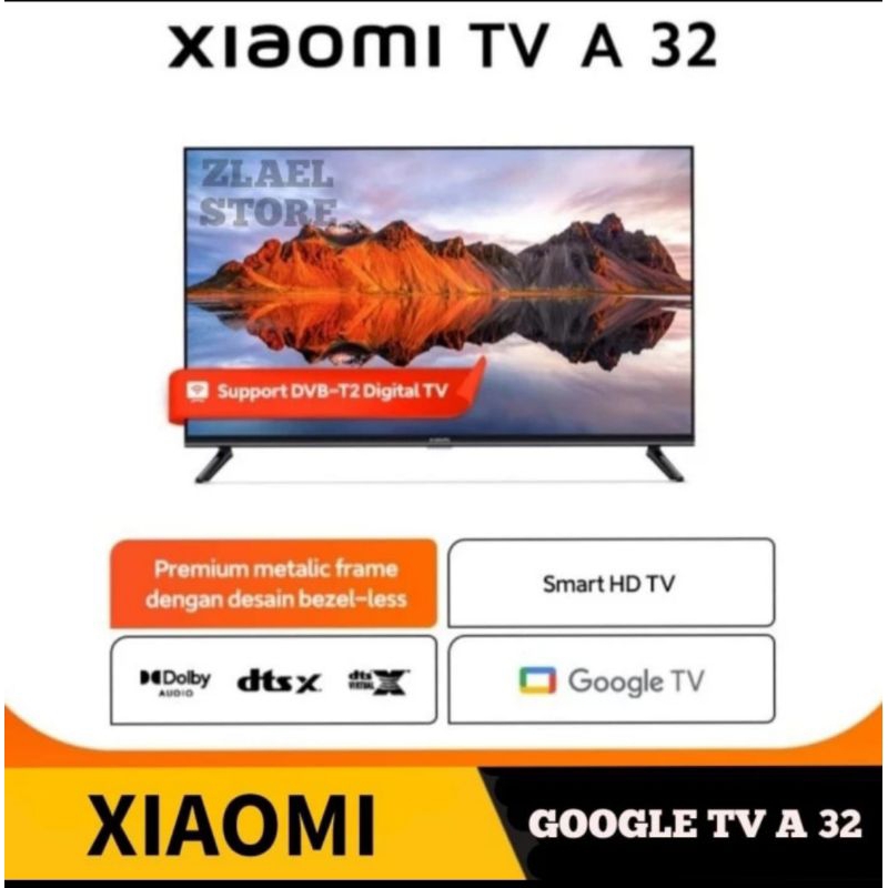 GOOGLE TV 32 INCH XIAOMI google tv 32 A series SMART TV 32" XIAOMI A 32 DIGITAL TV
