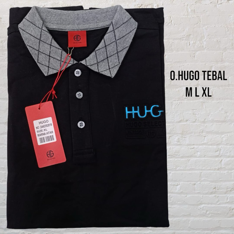 KAOS HUGO TEBAL ORIGINAL HUGA SELECTION /PREMIUM KOAS PRIA