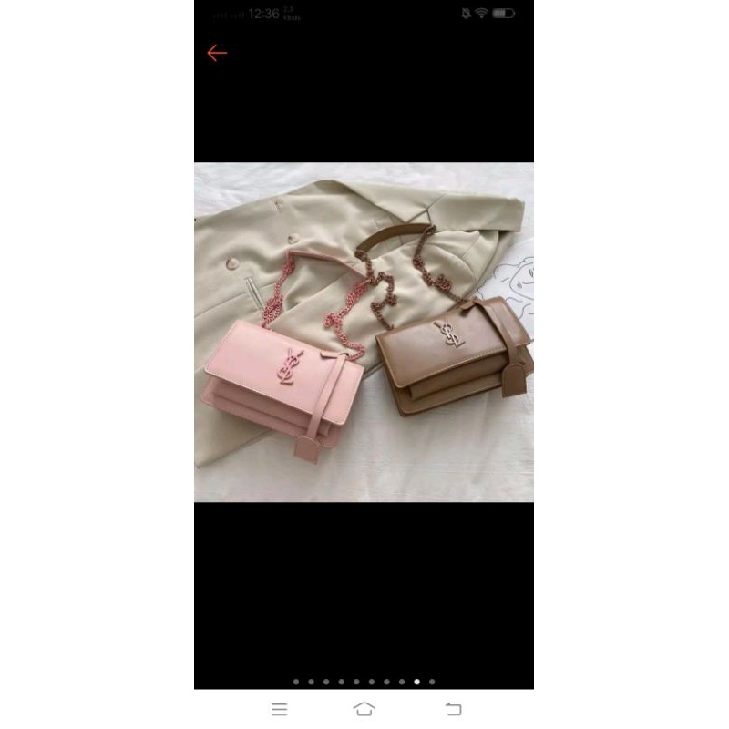 PRELOVED  TAS YSL WARNA PINK