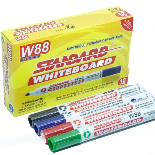 

SPIDOL WHITEBOARD W88 STANDARD Spidol Bisa Dihapus Spidol Papan Tulis
