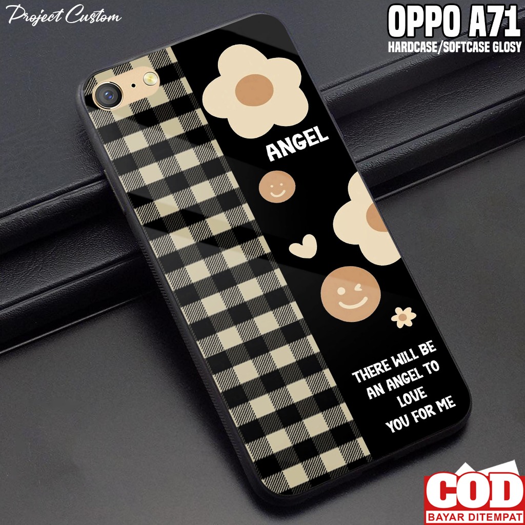 Case Oppo A71 - Casing Hp Oppo A71 2018 [ BUNGA002 ] Silikon Hp Oppo A71 - Softcase Hp - Kesing Hp -