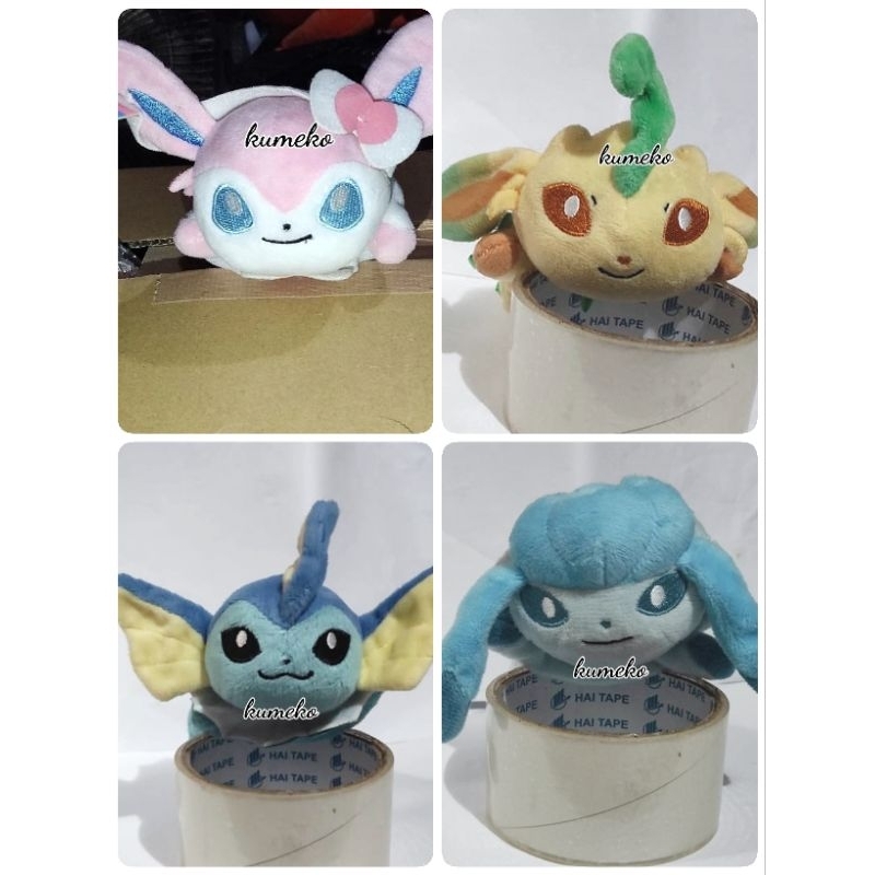 Boneka Kuttari Pokemon Center Sylveon Glaceon Leafeon Vaporeon