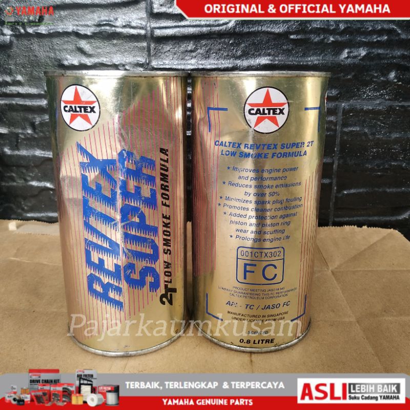 OLI SAMPING CALTEX REVTEX SUPER 2TAK LOW SMOKE FORMULA 800ML