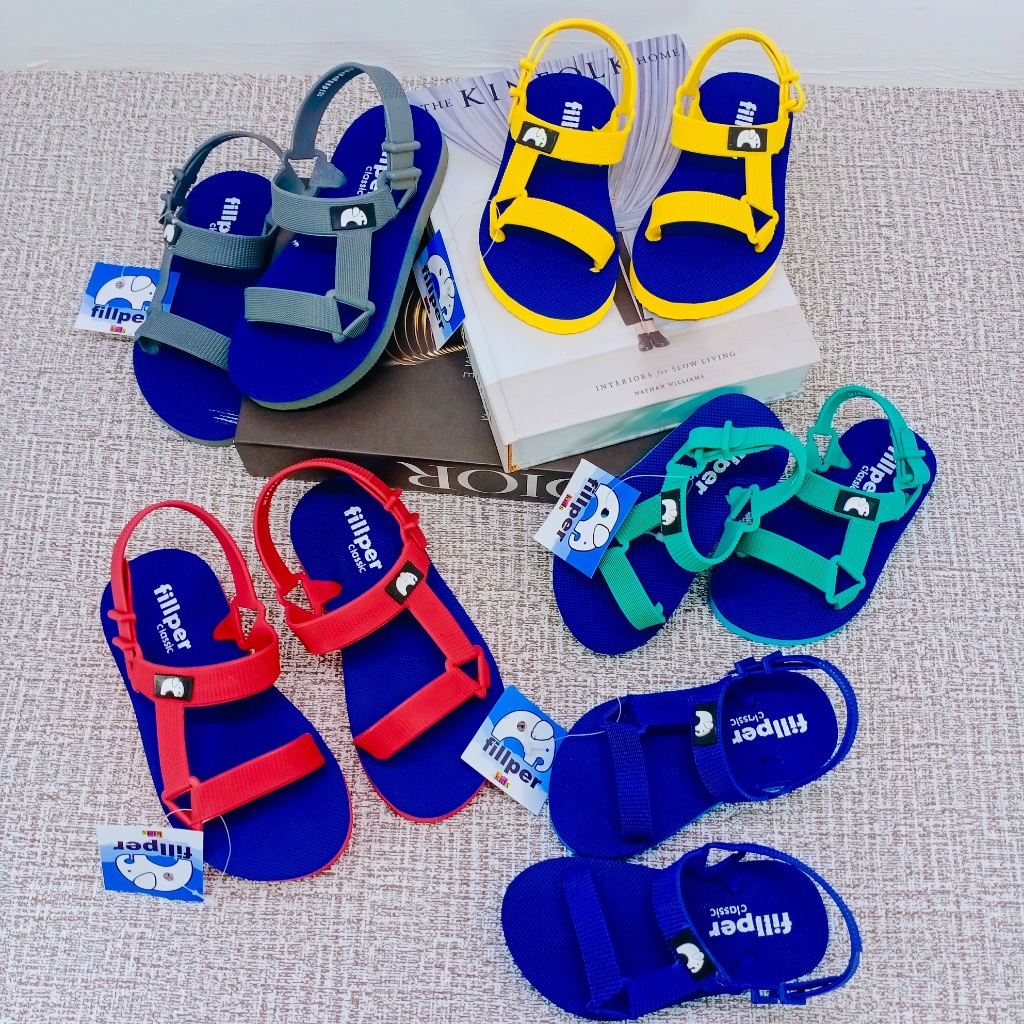 Sandal Fipper anak laki laki Model Gunung 20/21 sandal balita untuk bayi