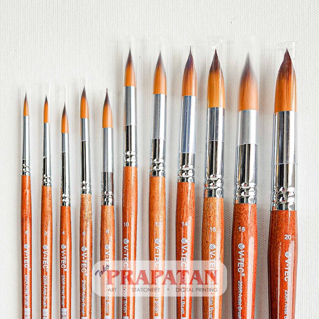 

Kuas Lukis V-TEC 230R Round | V-TEC Round Paint Brush