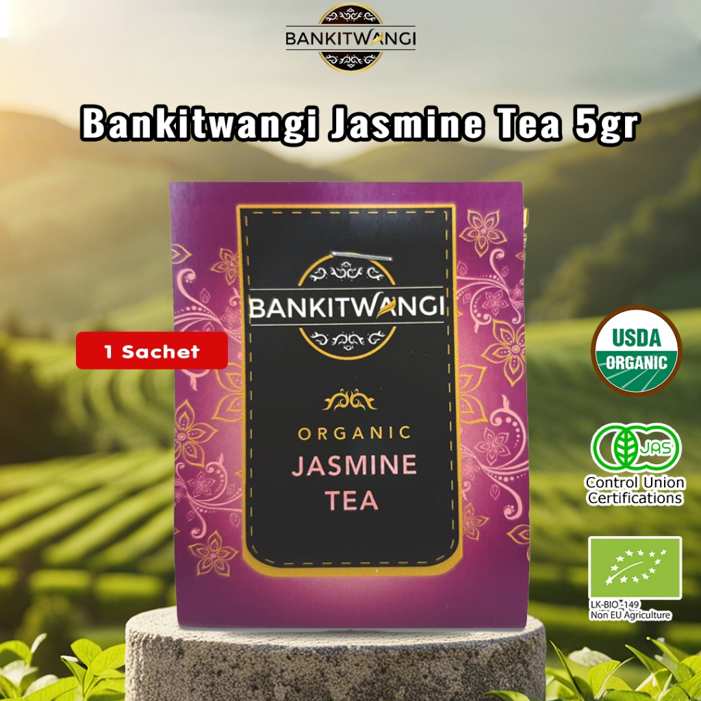 

Bankitwangi Organic Jasmin Tea 5gr-Teh Organik,Teh Melati,Teh Sachet