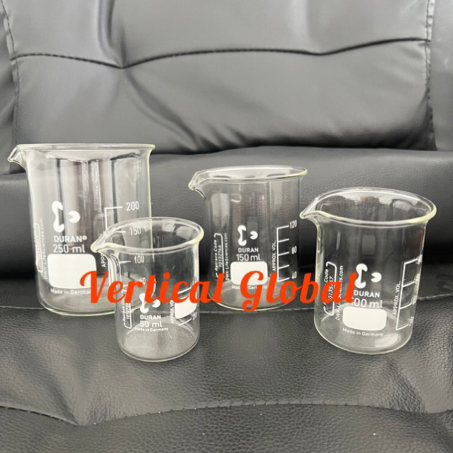 Beaker Glass LF 400 ml Duran Kaca