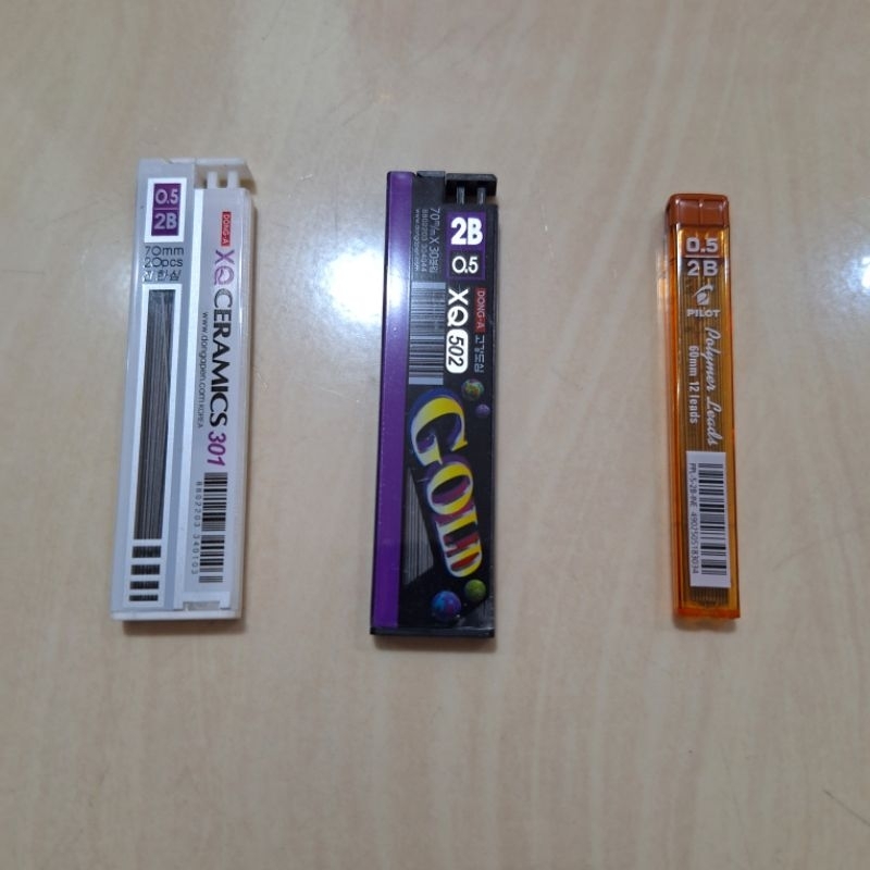 

Isi Pensil Mekanik Cetek Pencil Lead DONG-A GOLD 0.5mm 2B / DONG-A Ceramic 0.5mm / PILOT PPL-5 05 2B