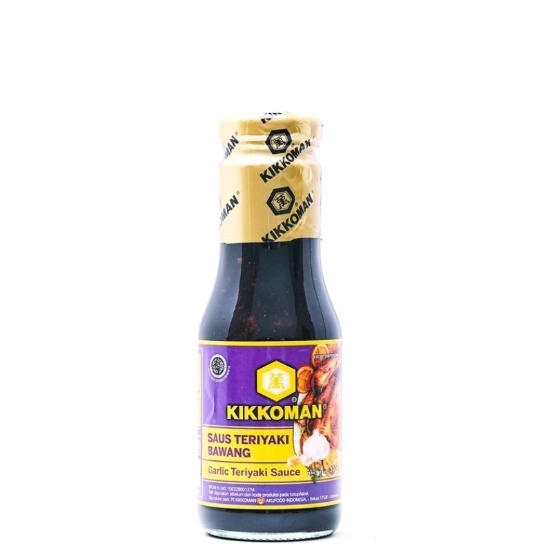 

Kikkoman Saus Teriyaki Bawang | Garlic Teriyaki Sauce HALAL 300ml