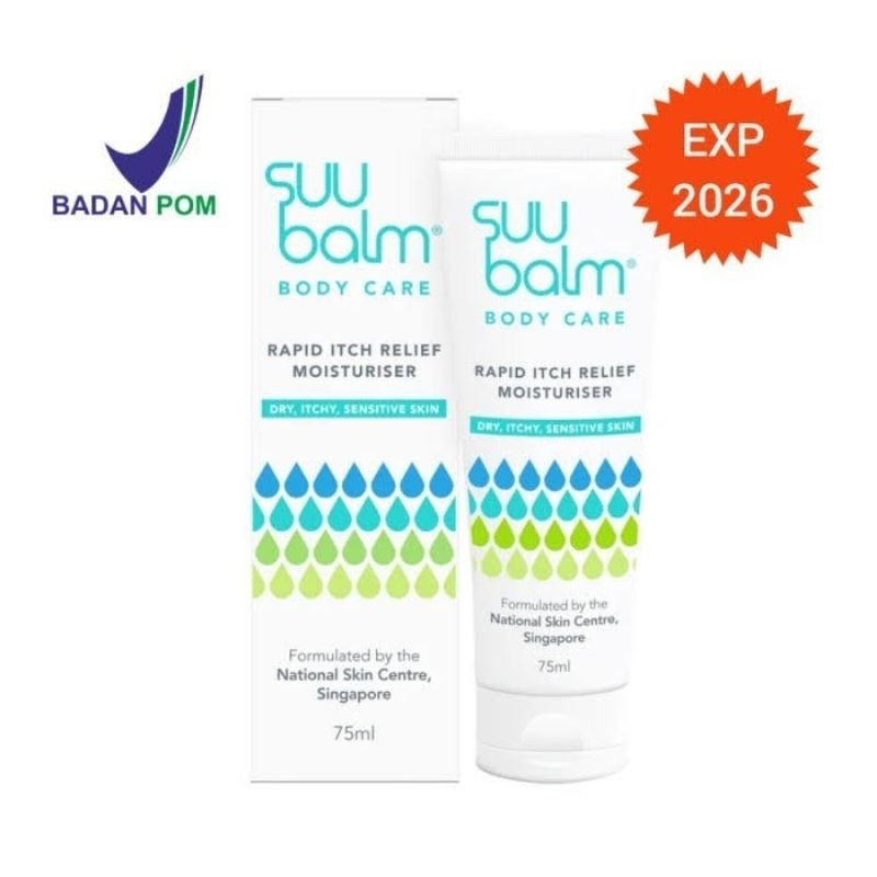 SUU BALM RAPID ITCH RELIEF MOISTURIZER 75ML BODY LOTION ATOPIK EKSIM