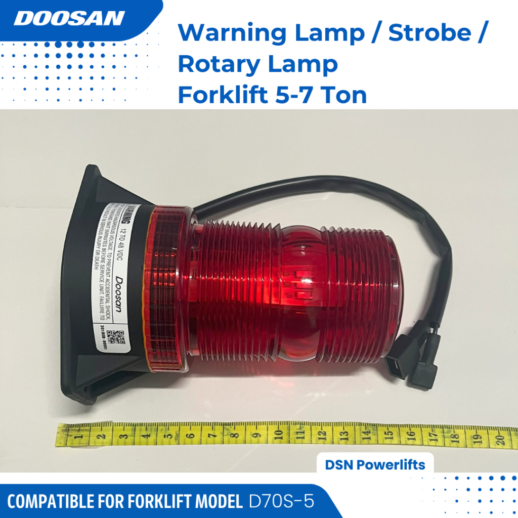 Warning Lamp / Strobe / Rotary Lamp Forklift 5-7 Ton