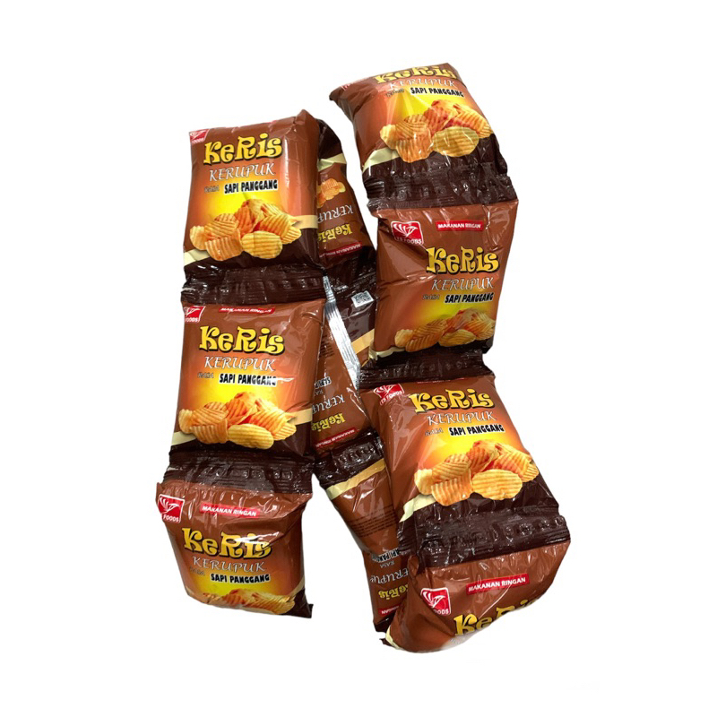 

Keris kerupuk sapi panggang 10 x 10gram