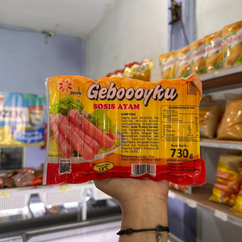 

GEBOY sosis merah pendek 730gr