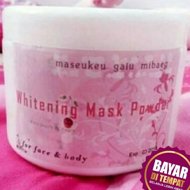 FG2 Pemutih Badan Permanen Pria dan Wanita Korea  Lulur Pemutih  WMP Original  Whitening Mask Powder