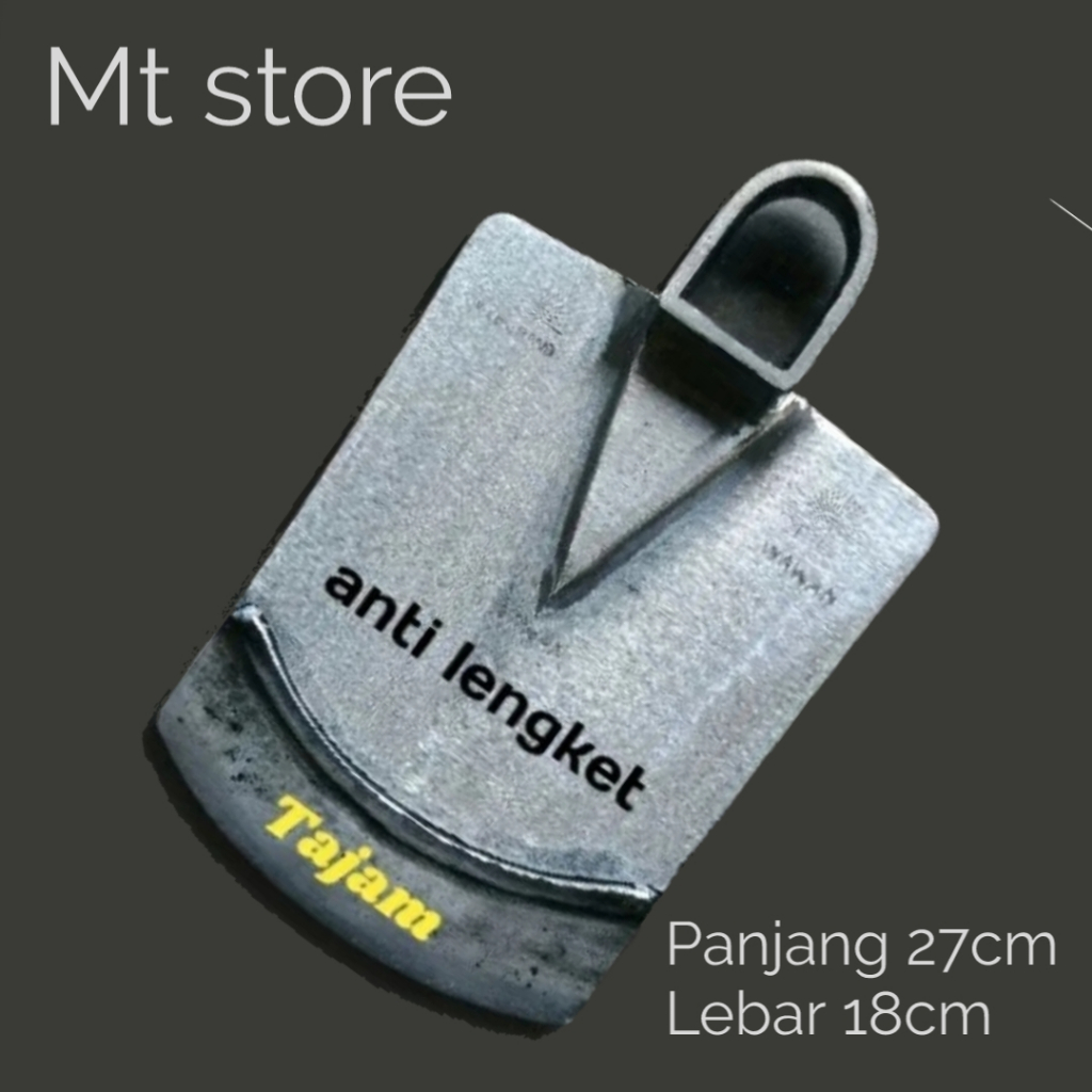 Cangkul pacul terek kotak baja asli - cangkul tanah anti lengket cangkul murah