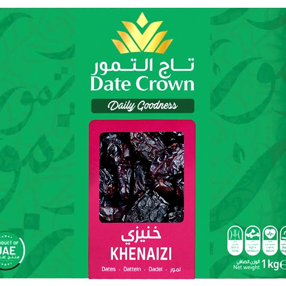 

Terkini Date Crown Kurma Khenaizi 1kg dari UAE in Box