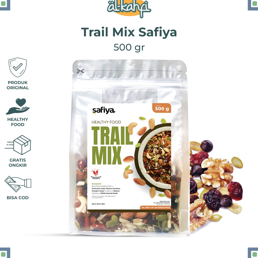 

Limit Trail Mix Safiya 5 Gram Premium With Almond Mete Nut Seed Dried Fruit Makanan Sehat Cemilan Diet