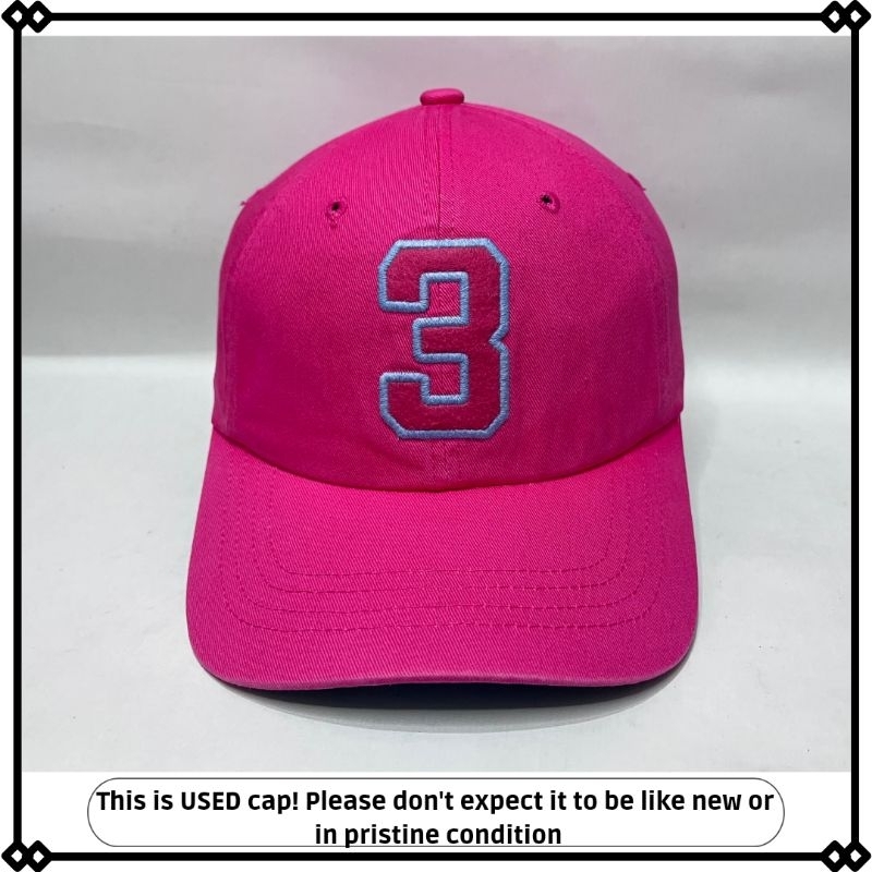 topi POLO pink original second branded setelan kulit