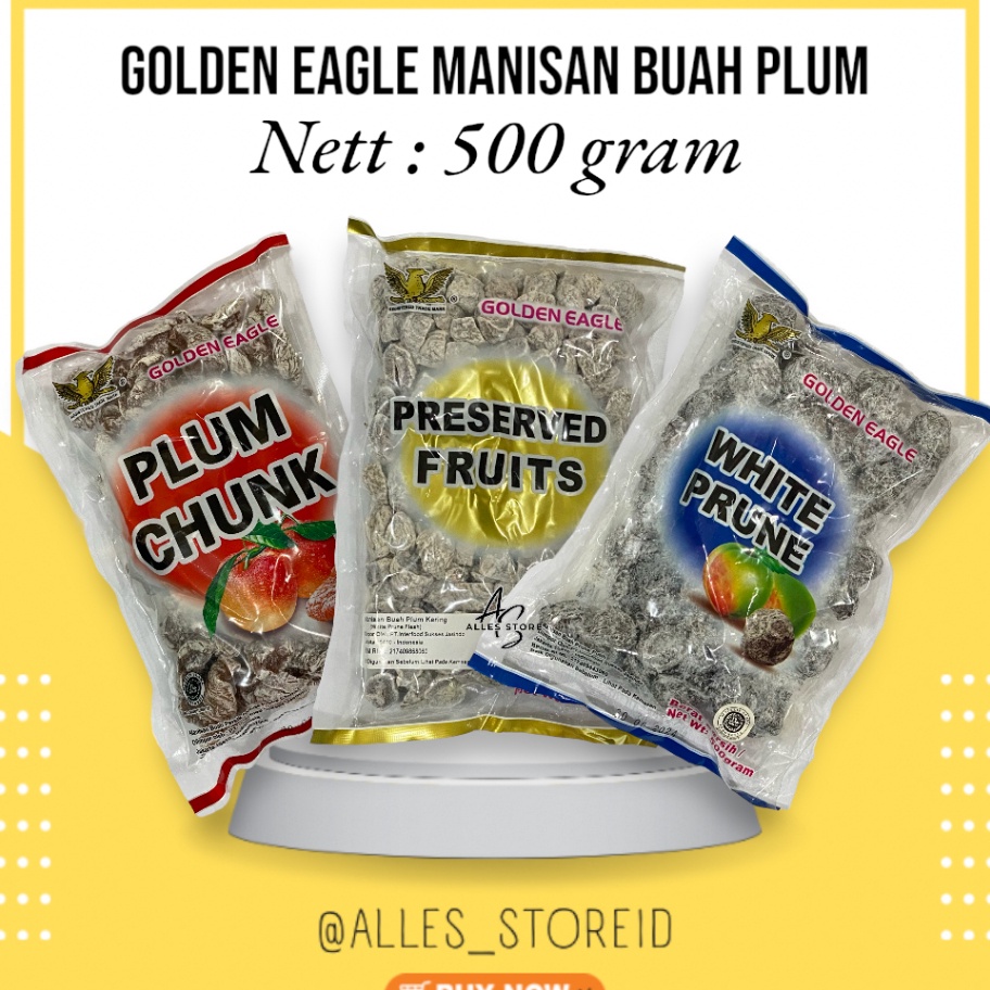 

KF7 Golden Eagle Manisan Buah PlumManisan Buah KeringWhite PrunePreserved FruitPlum Chunk