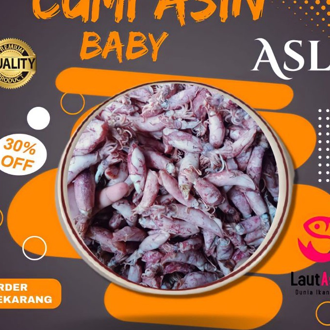 

KI3 Baby Cumi Asin 1kg Kualitas Super Premium