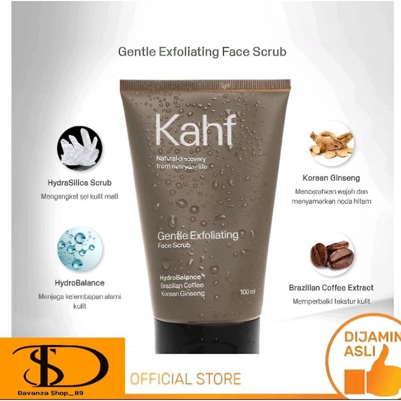 SABUN KHAF GENTLE EXFOLUATING FACE SCRUB COFEE