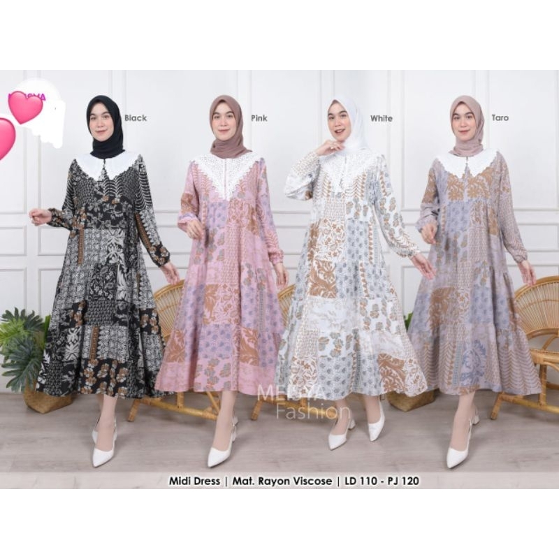 GAMIS, MIDI DRESS, PAKAIAN MUSLIMAH
