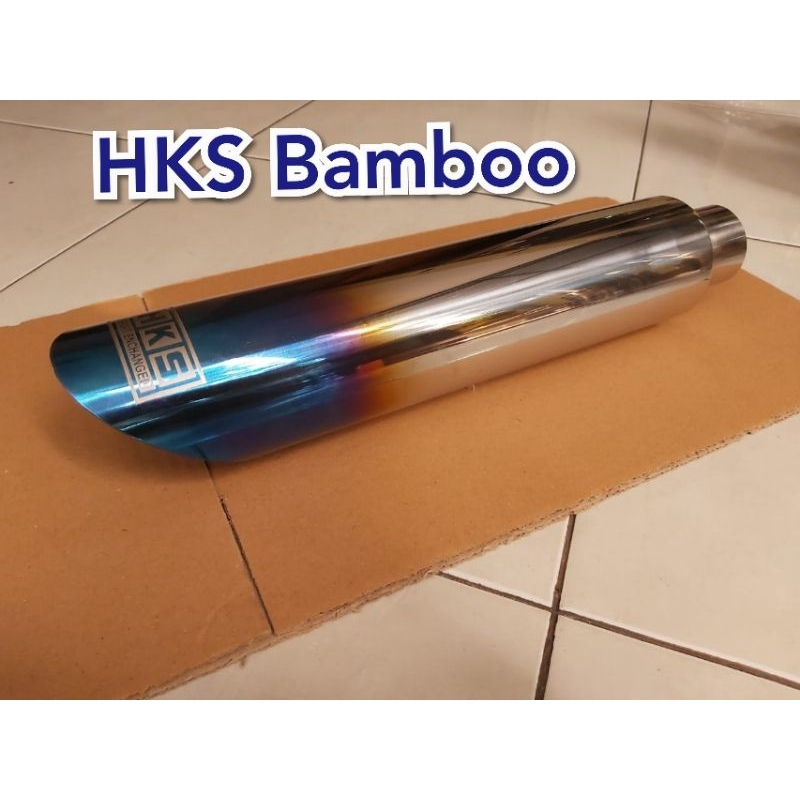 Knalpot Mobil Bambu Runcing Biru Avanza Xenia Ayla Ertiga HKS Bamboo