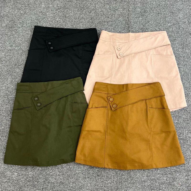 Rok Celana Import Wanita Kode 8581 || Celana Rok Pendek Wanita Import Bahan Adem || Rok Celana Wanit