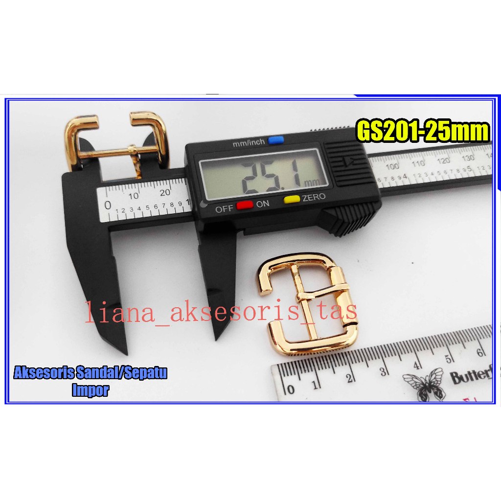 GESPER RING TUSUK (isi 1 biji) Diameter lubang 25mm - RING JALAN GESPER JARUM TAS IMPORT RING TUSUK 