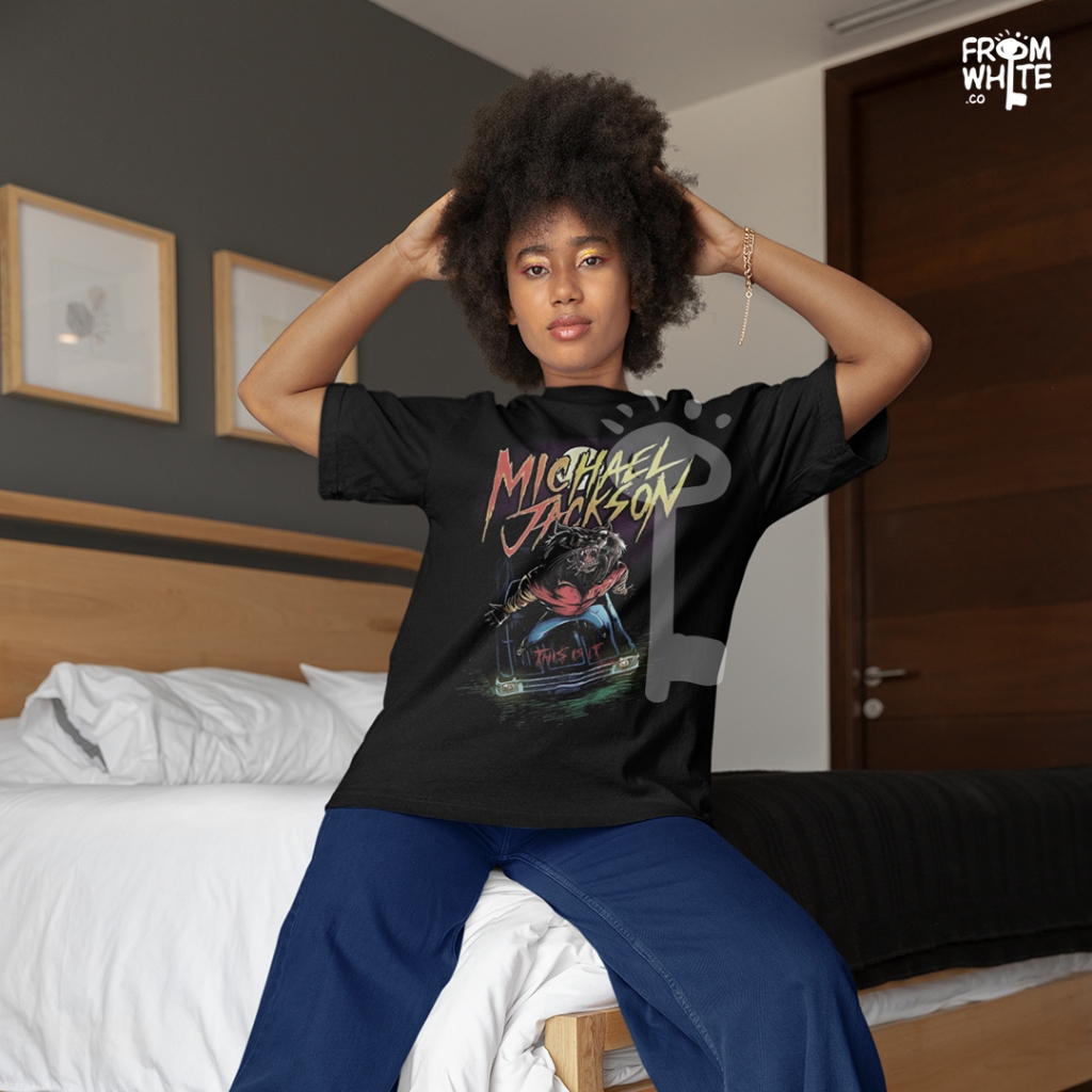 Michael Jackson Wolfnight | Michael Jackson Vintage Tee | Michael Jackson Bootleg Shirt | Michael Ja