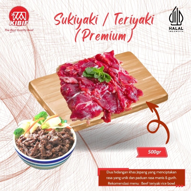 

Beef Slice Sukiyaki / Teriyaki 500 Gr