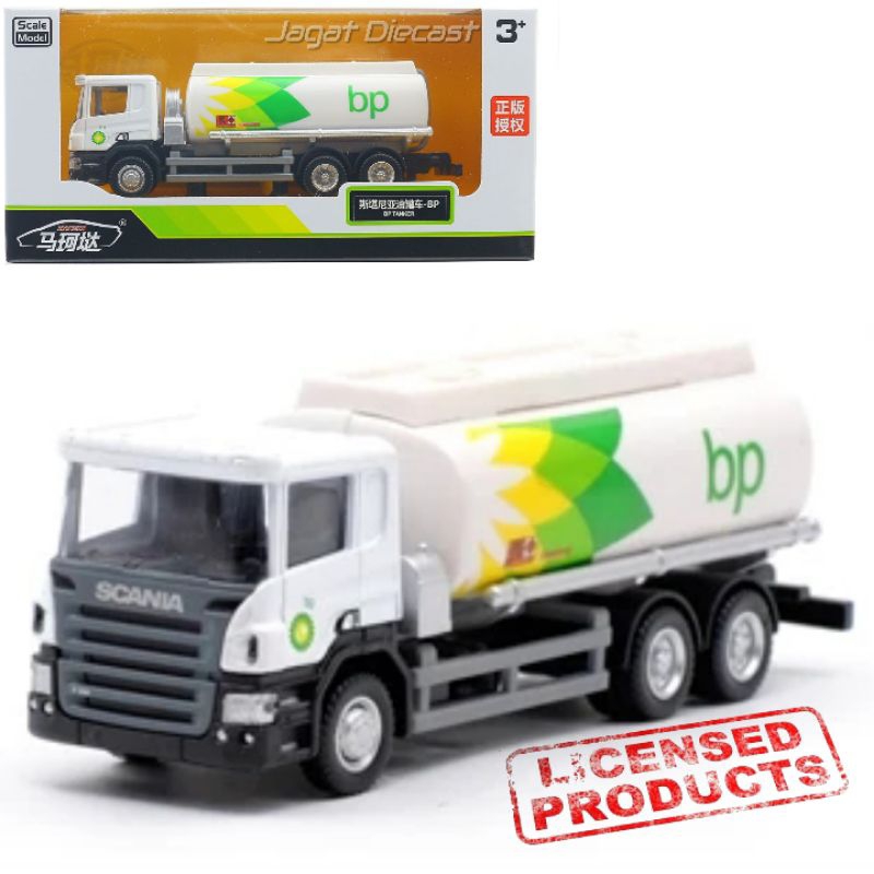 RMZ Mainan Mobilan Truk Tangki Pertamina Total ARAL BP SHELL  Truck MAN TGS Custom Jagat Diecast 2