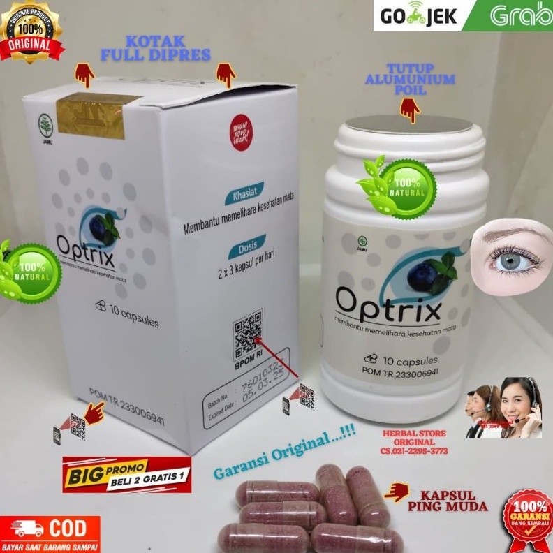 OPTRIX ASLI OBAT MATA MINUS PLUS RABUN SILINDER KATARAK ART X7V9