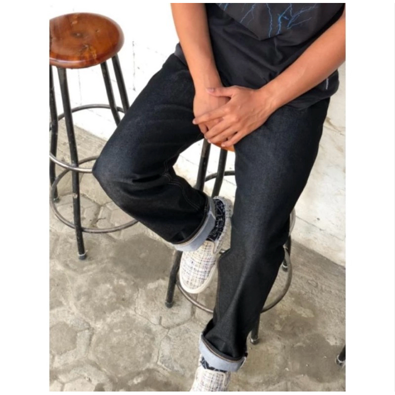 original celana jeans panjang pria denim selvedge