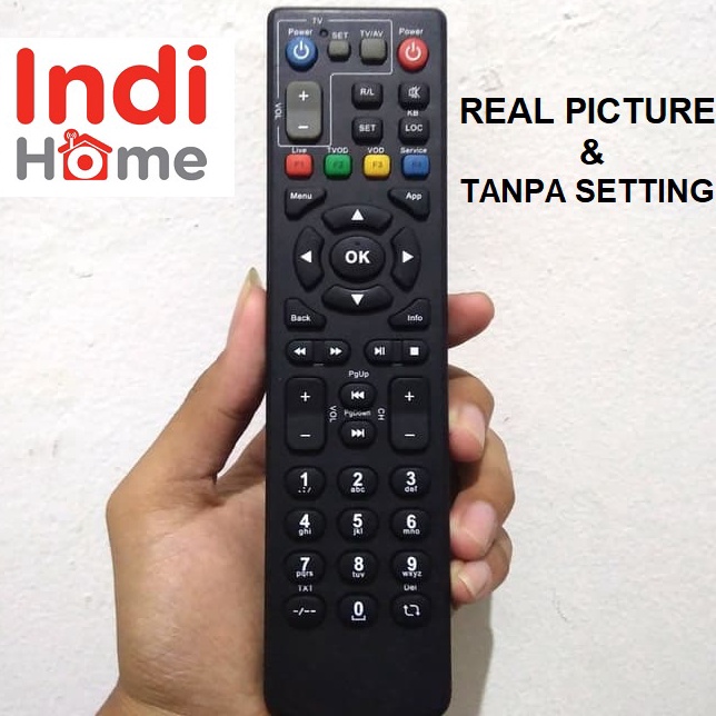 DL Remot Remote Original Untuk TV Indihome Control USEE TVTELKOM SPEEDY ZTE STB Terbaru
