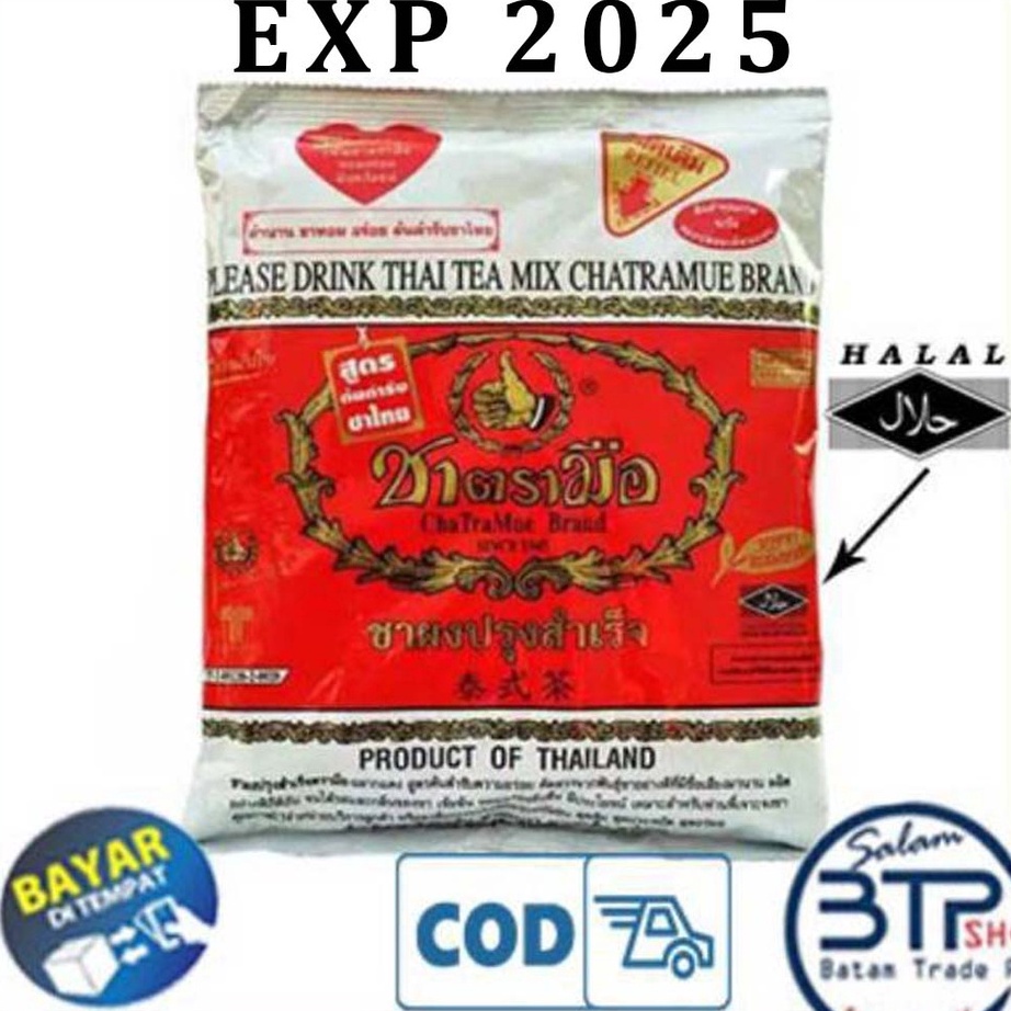 

Kode LWE987 BTP THAI TEA MIX CHATRAMUE BRAND 4grams