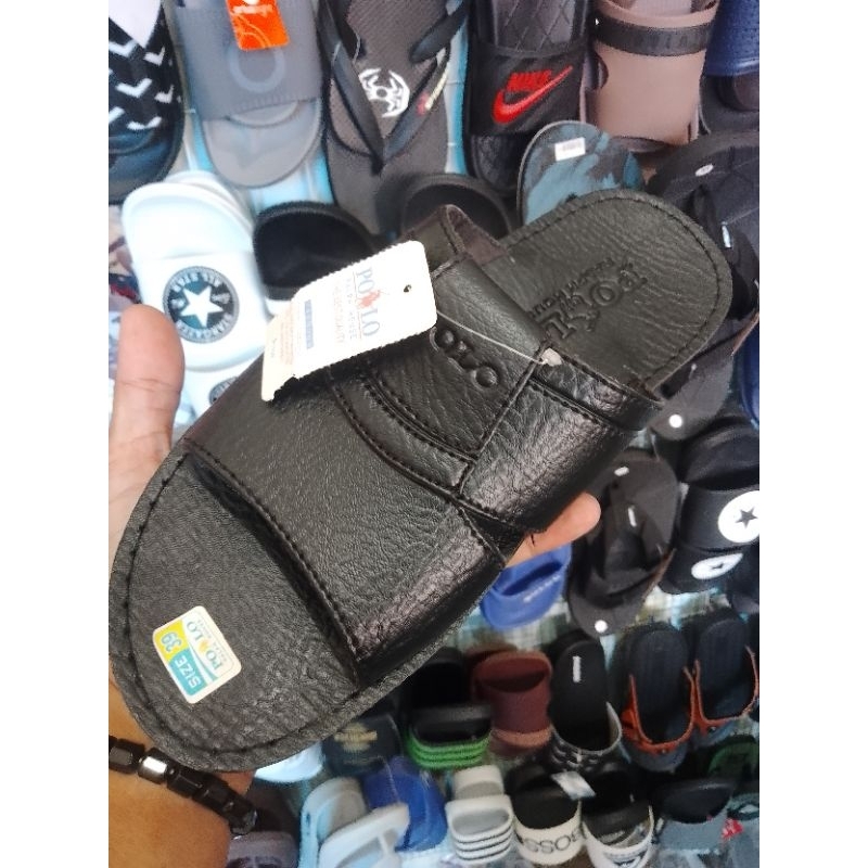 sandal kulit pria merk polo sandal pria sandal cowok kulit ukuran 39 sampai 43