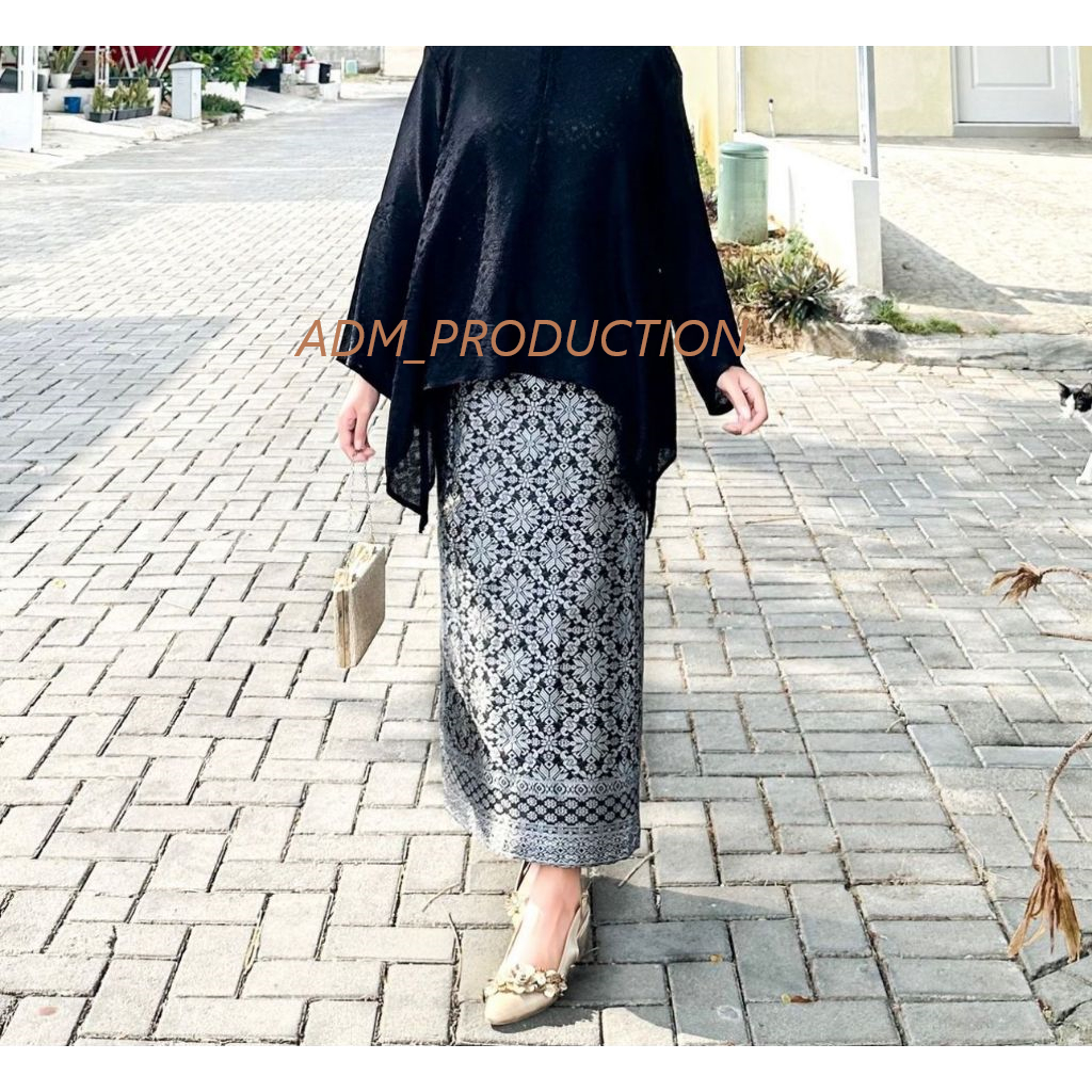 Rok lilit songket//rok songket bawahan kebaya//lilit kain songket//rok lilit modern