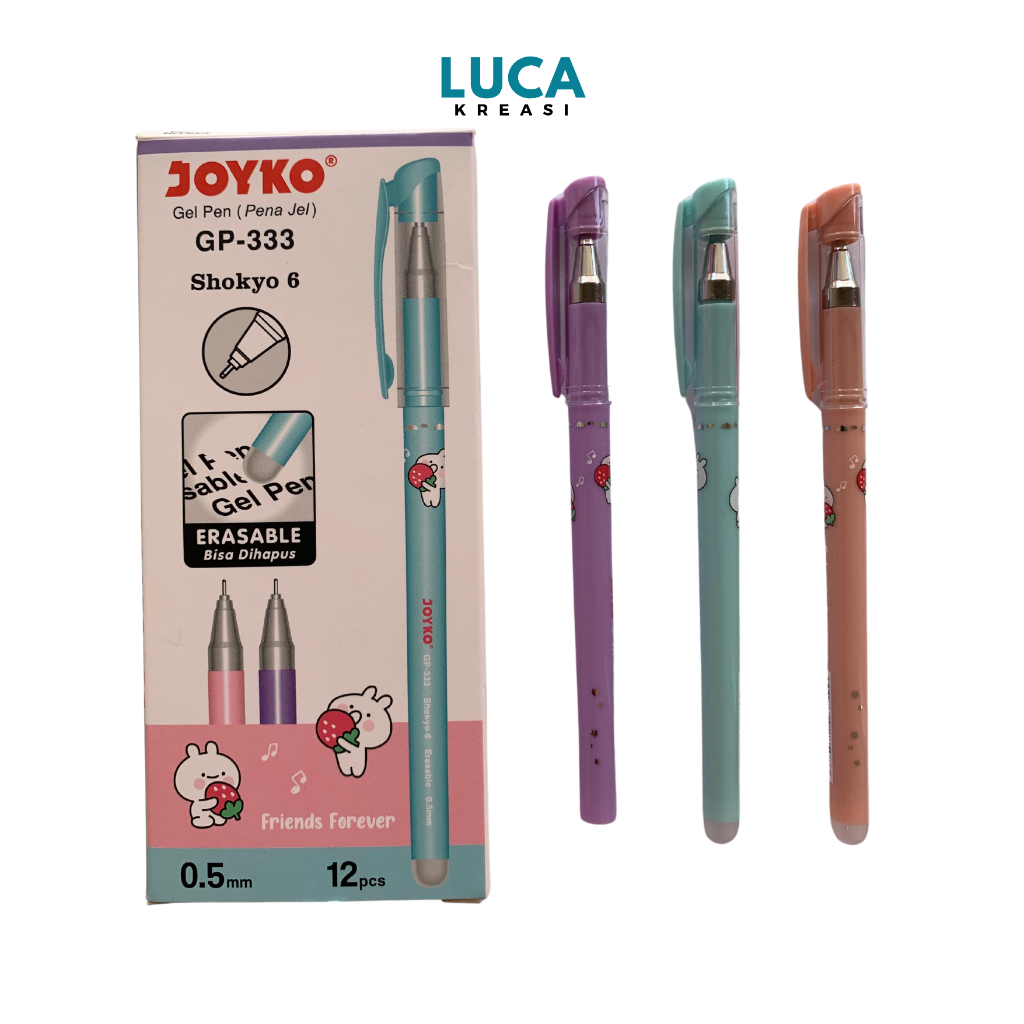

Pena JOYKO Shokyo GP-333 Bisa Dihapus | Pena Dengan Penghapus Joyko Shokyo | Erasable Pen