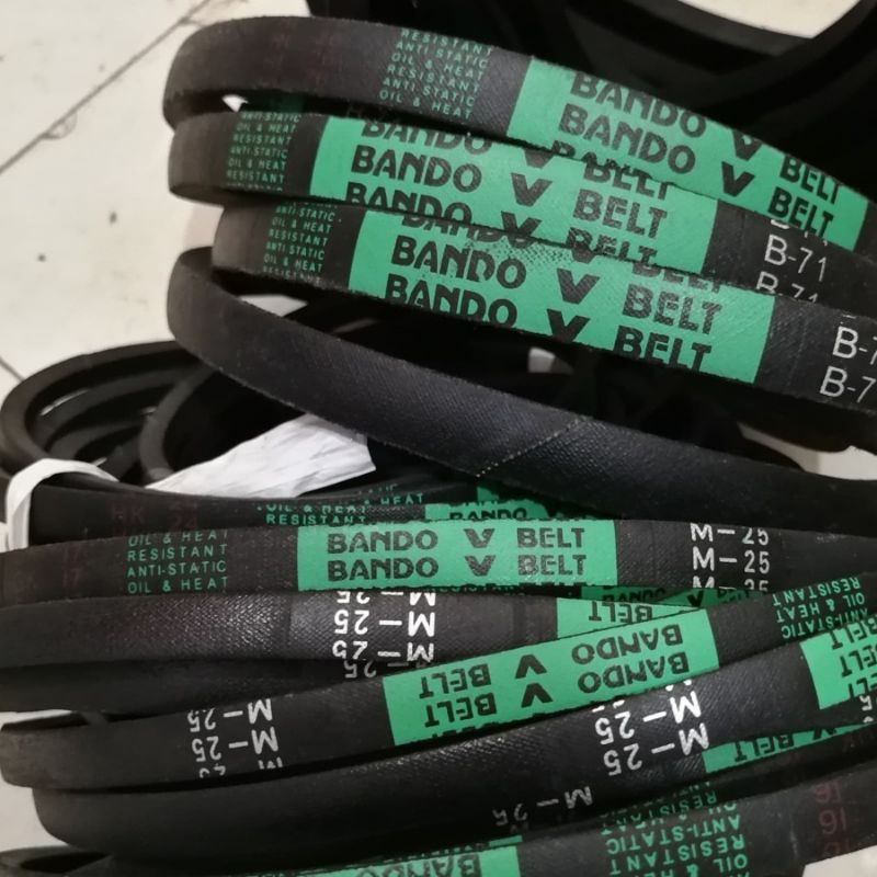 Vanbelt Bando A 65 / Fanbelt V belt Gree  Seal Bando A 65 / A65