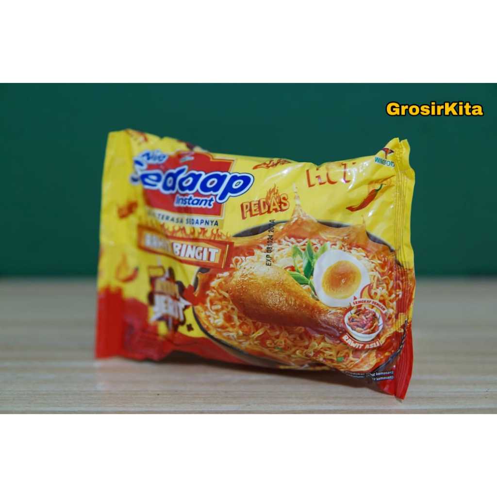 

Mie Sedaap Ayam Jerit Rawit Bingit 77gr