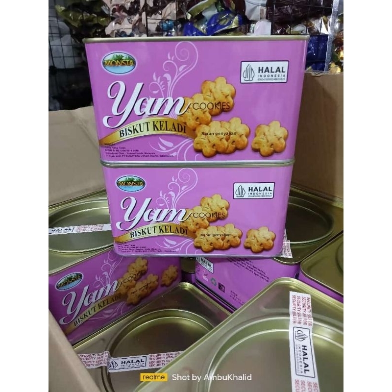 

Biskuit keladi Yam Monsta kaleng 700gr